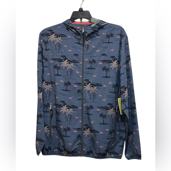 MARGARITAVILLE ISLAND GIII JACKET WOMEN ZIP-UP LONG SLEEVE HOODIE COLOR BLUE M - Picture 1 of 15